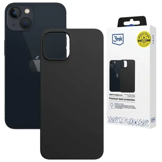 3MK Hardy MagSilicone Case for Apple iPhone 15 Plus Graphite