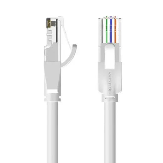 Network Cable UTP CAT6 Vention IBEHD RJ45 Ethernet 1000Mbps 0.5m Gray