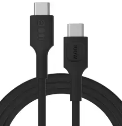 Green Cell PowerStream datu pārraides un uzlādes vads | USB-C uz USB-C | 100W | 2m | melns