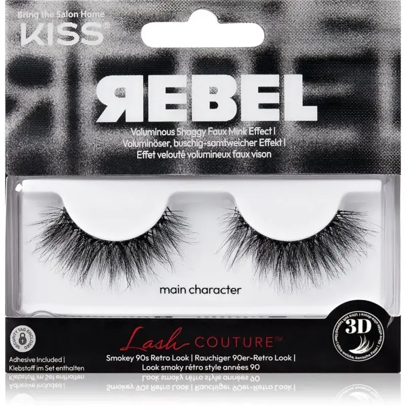 Lash Couture Rebel Collection False Eyelashes Single Pack, Main Character, 1 Pair