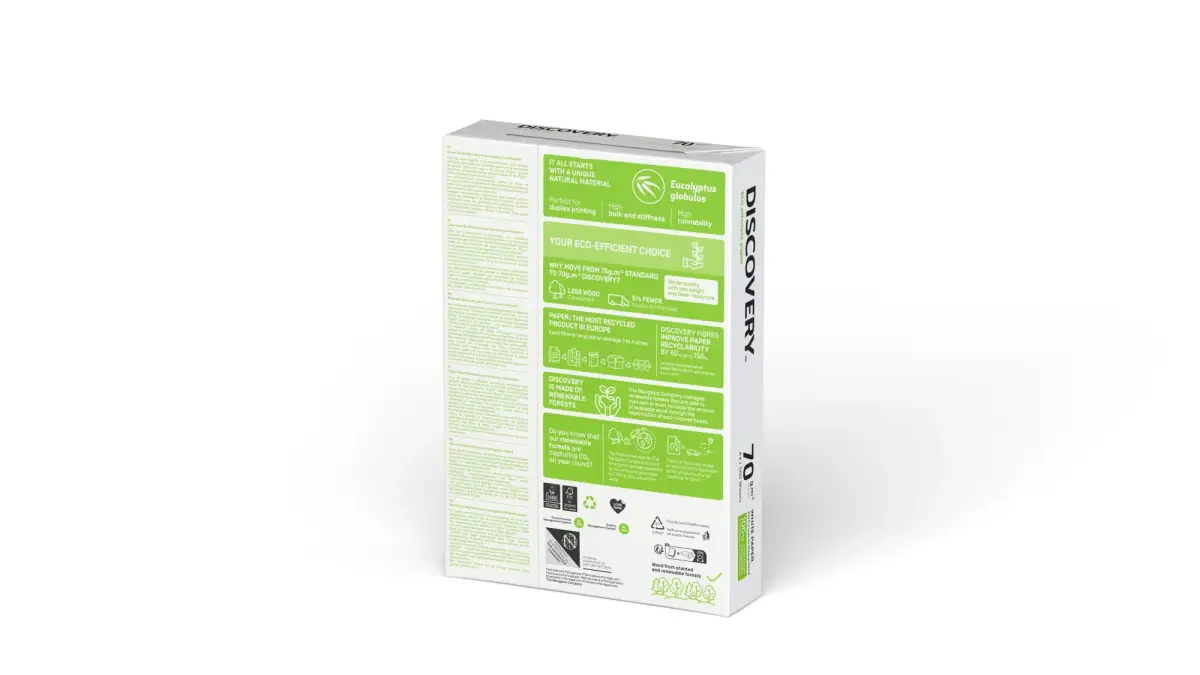 Papīrs DISCOVERY A4, 70g/m2, 500 loksnes/iepakojumā