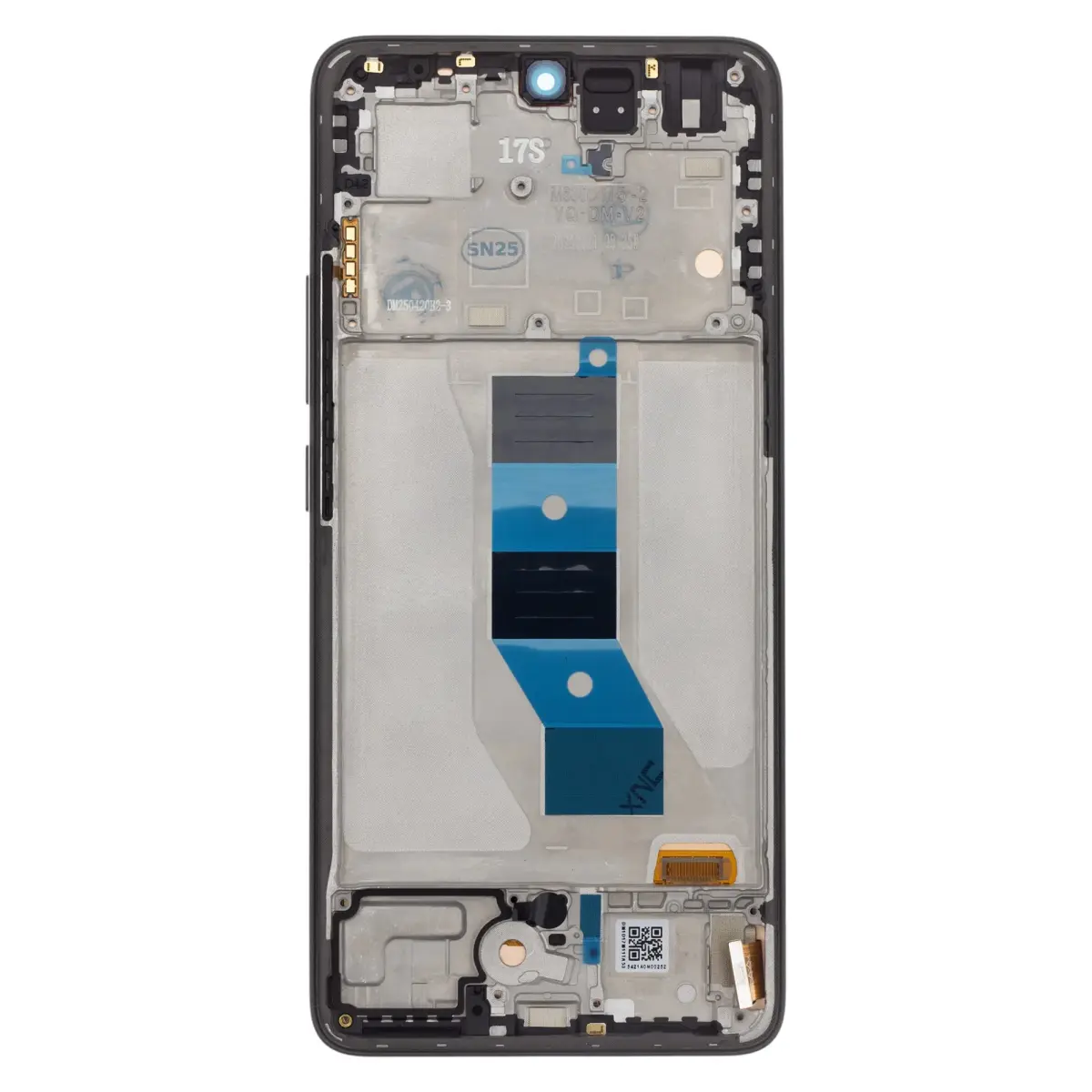 LCD Display + Touch Unit + Front Cover for Xiaomi Redmi Note 14 5G Black (Service Pack)