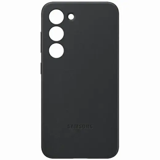 EF-VS911LBE Samsung Leather Cover for Galaxy S23 Black