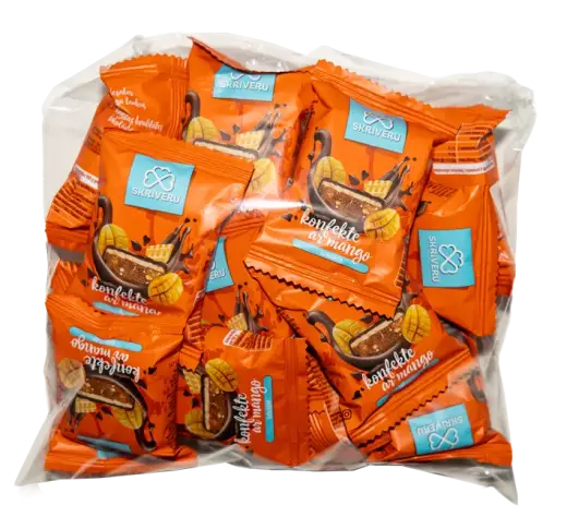 SKRĪVERU Wafer candies with mango in chocolate 700g