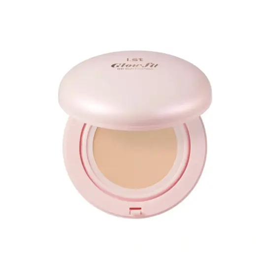 I.ST, Glow Fit BB Sun Cushion, Brightening & Illuminating, BB Compact Cream, 01, Pure, SPF 50, 12 g