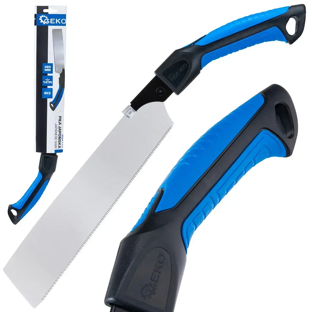 Japāņu vilkšanas zāģis smalkai griešanai, 14 TPI, 485 mm, SK5 tērauds