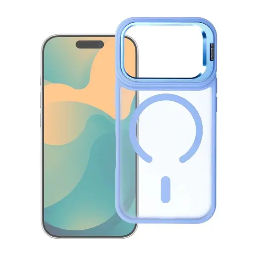 Forcell F-Protect Shadow Stand Premium telefoni ümbris alusega ja MagSafe toega iPhone 17 Pro Max | iPhone 18 Pro Max sinine