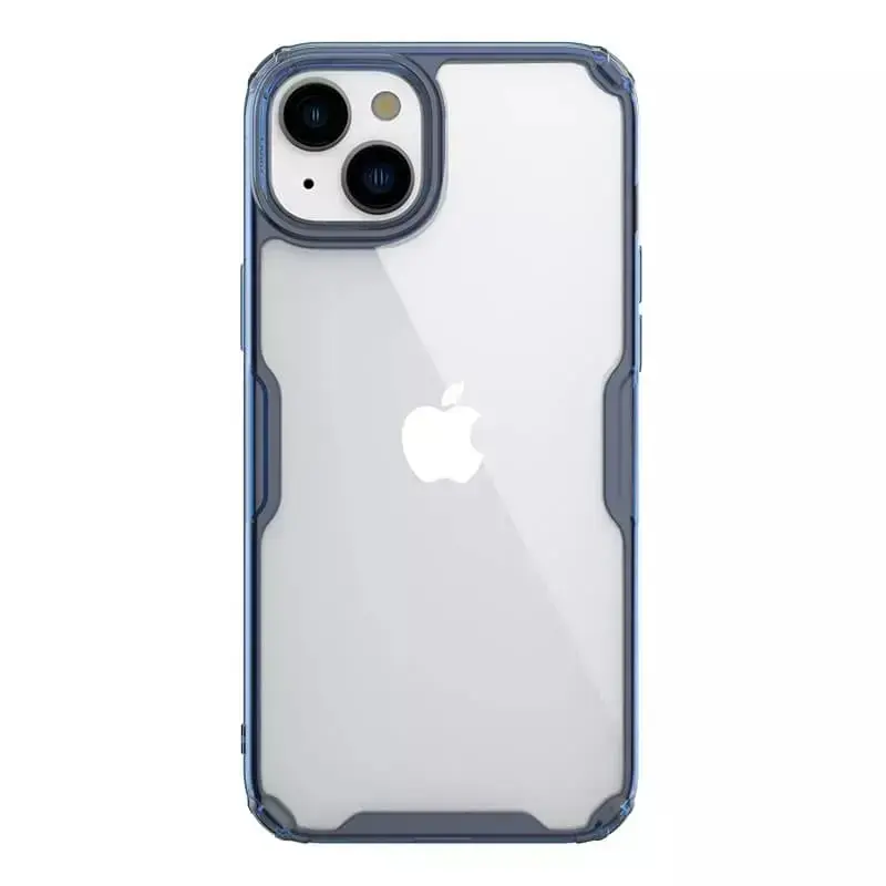 Nillkin Nature Pro TPU Case for Iphone 15 Plus transparent-blue