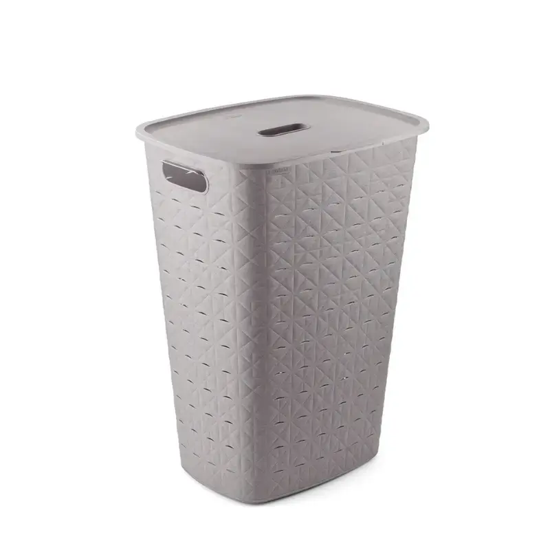 Veļas kaste Softex 56L 42x31,6x60cm pelēkbrūna
