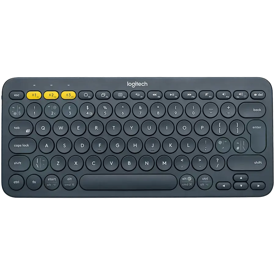 LOGITECH K380 Multi-Device Bluetooth Keyboard - DARK GREY - RUS