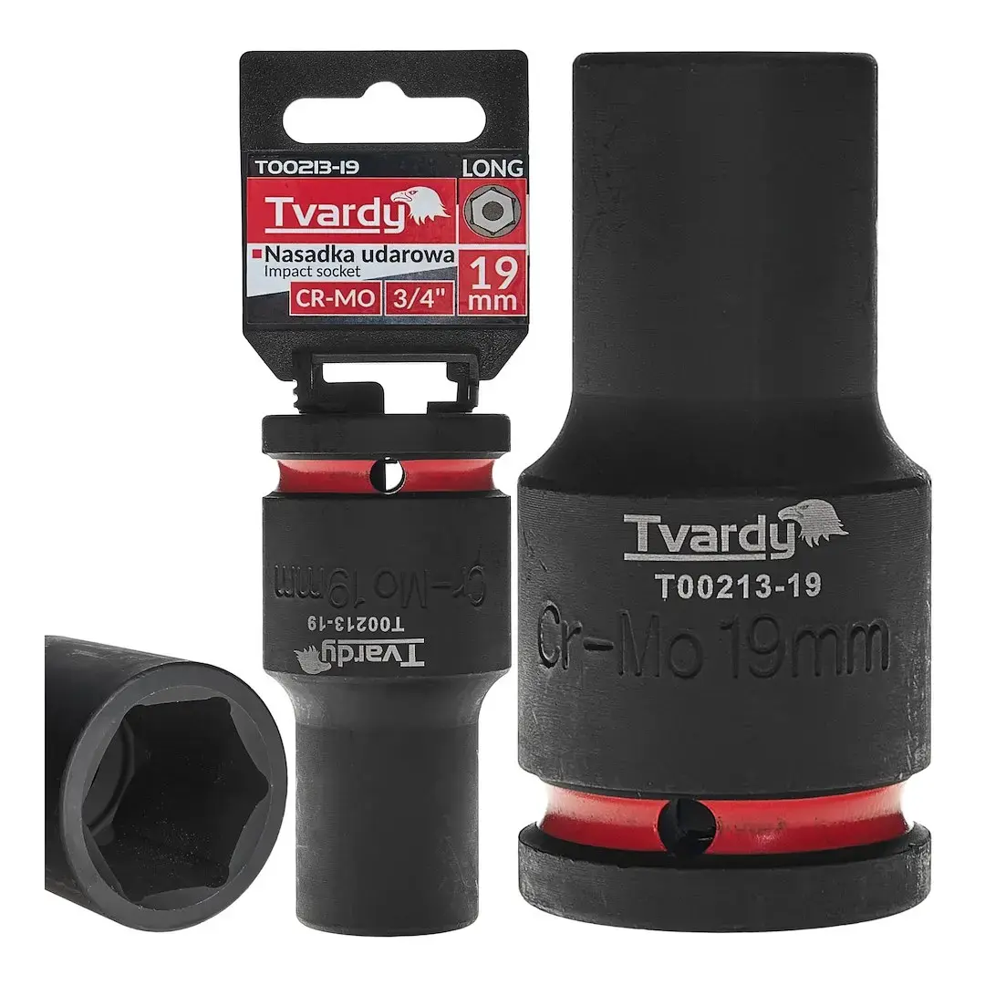 Deep impact socket 3/4" 6PT 19mm CR-MO