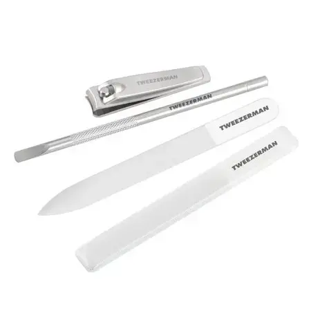 Tweezerman Glass Manicure Set - 4pc