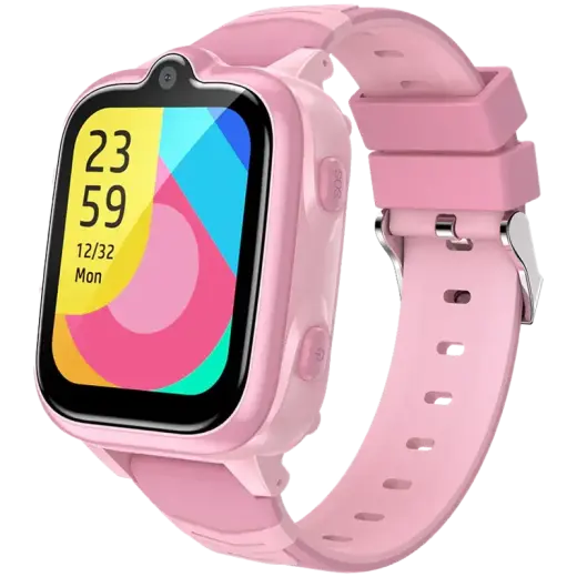 Blackview Z10, Kids Smart Watch, Pink, 1.83 inch IP67 Waterproof GPS Tracker 4G Video Calling, Location tracking, GPS+LBS+WiFi, SIM Card Slot, 4G Nano SIM, 680mAh Battery, Up to 2 Days of Standby, Magnetic Charging, 1GB RAM+8GB ROM, SOS Call button