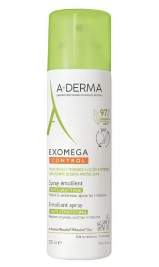 Anti-redness Spray a-Derma Exomega Control 200 Ml