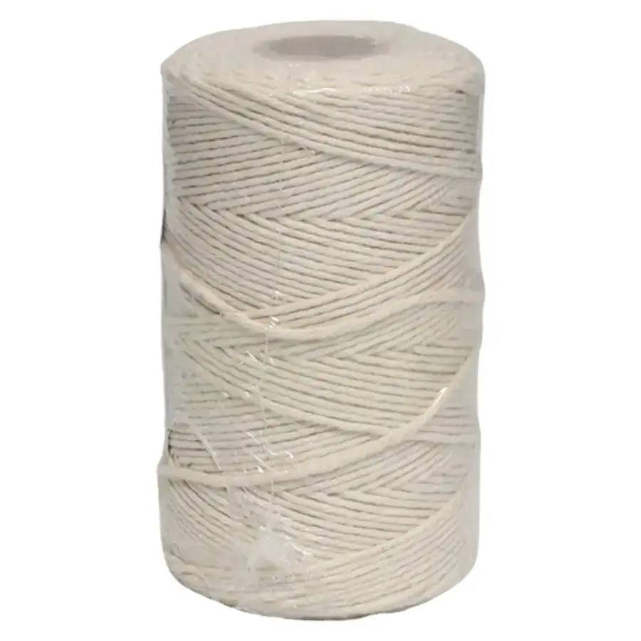 Cotton cord, white 150m