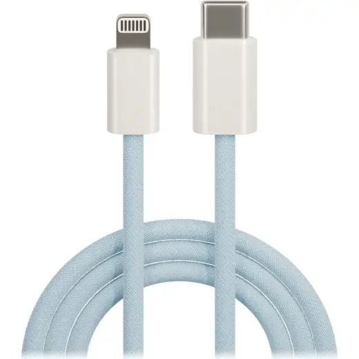 Maxlife MXUC-06 datu pārraides un uzlādes vads | USB-C uz Lightning | 20W | 1m | zils