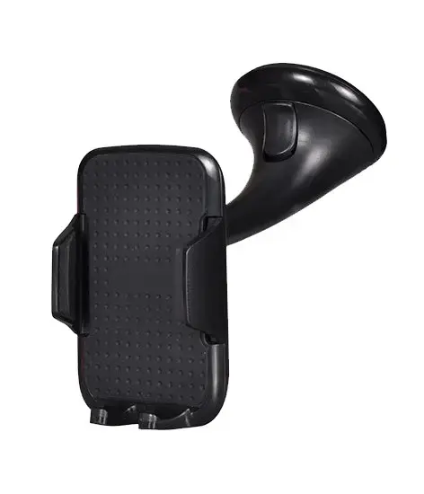 Car Holder - UNIVERSAL K400 BLACK - with silicone pads