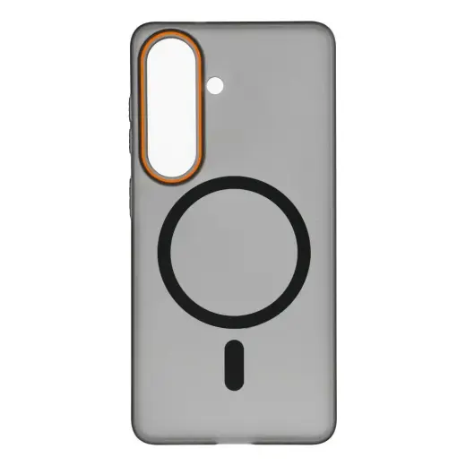 GO ORANGE phone case with MagSafe support for Samsung Galaxy S26 (S942) black