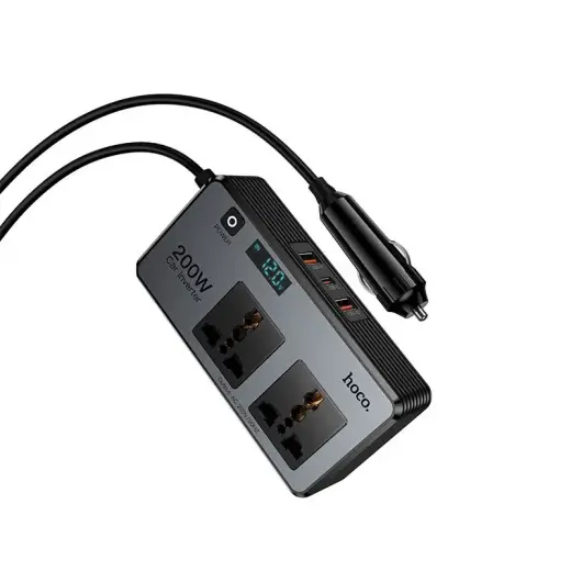 HOCO Z66 auto lādētājs | 30W | PD | USB-C, USB-A | melns