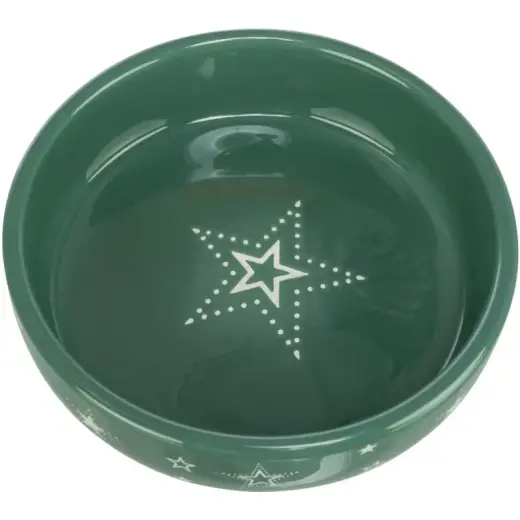 Bļoda dzīvniekiem, keramika - Trixie Xmas bowl, ceramic, 0.4 l/ø 15 cm, 1gab