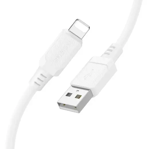 Borofone BX115 Lotto data transfer and charging cable | USB-A to Lightning | 12W | 1m | white