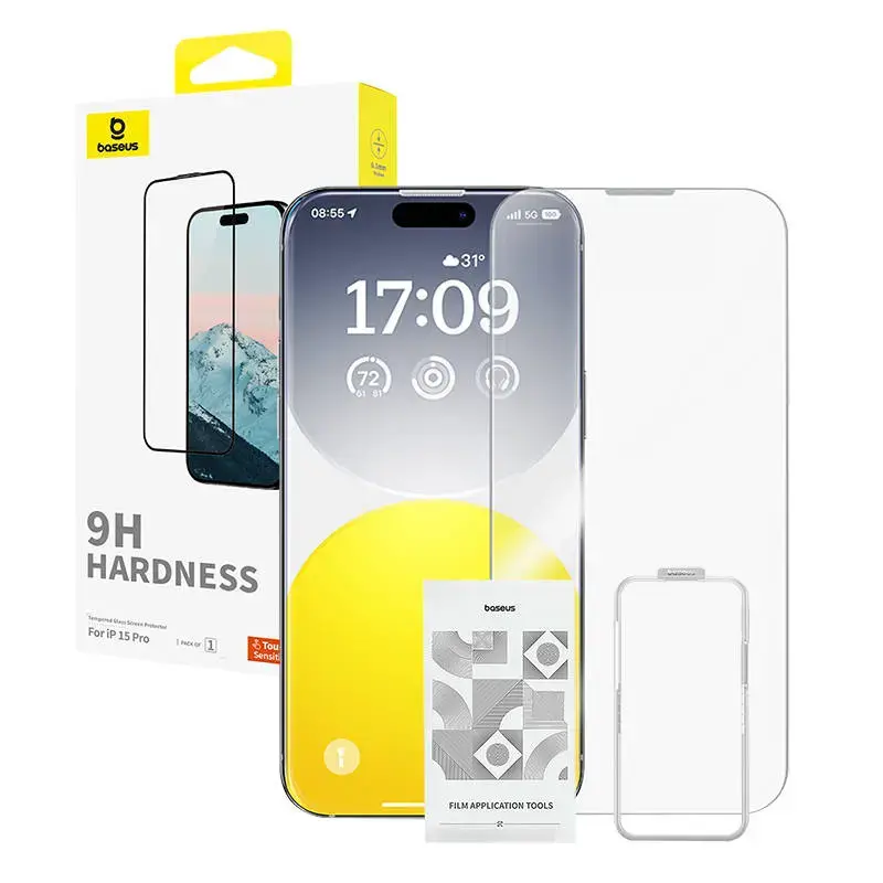 Baseus aizsargstikls telefonam iPhone 15 Pro