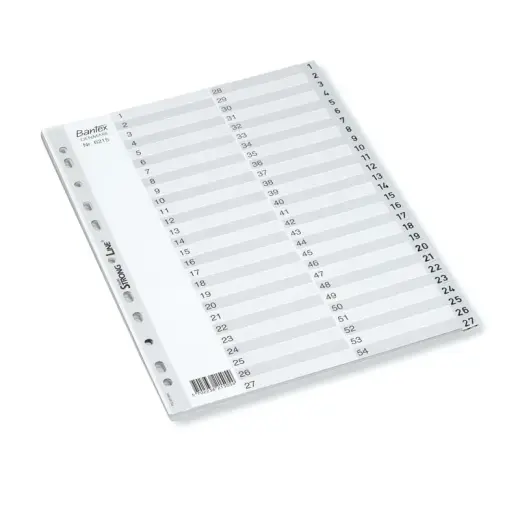 Sadalītājs dokumentiem Bantex Strong Line A4, 1-54