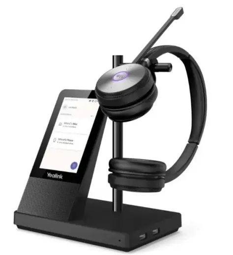 Wireless headphones WH66 Dual charging stand Teams Dect