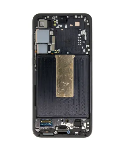 LCD display + Touch Unit + Front Cover Samsung S916 Galaxy S23+ Phantom Black (Service Pack)