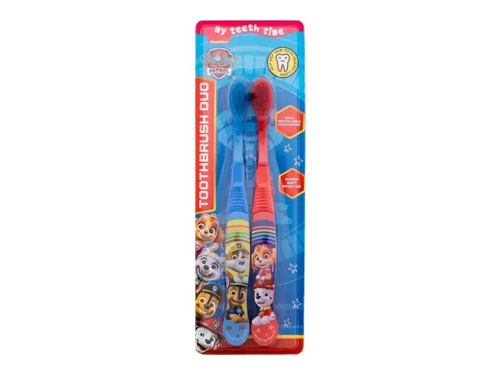 Nickelodeon Paw Patrol Toothbrush Duo Toothbrush 2 pc