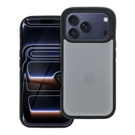 NEO telefono dėklas iPhone 17 Pro juodas