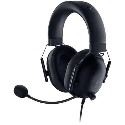 Razer BlackShark V2 X For PlayStation, Wired Console Headset, Black, Tri-Force Drivers 50", Hyperclear Cardoid Mic, leatherette ear cushions for a plush fit and feel