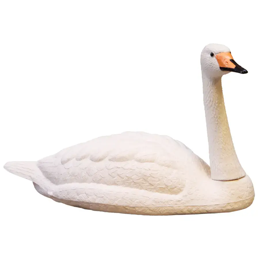 BESK Garden decor Swan 88x36x43cm, white