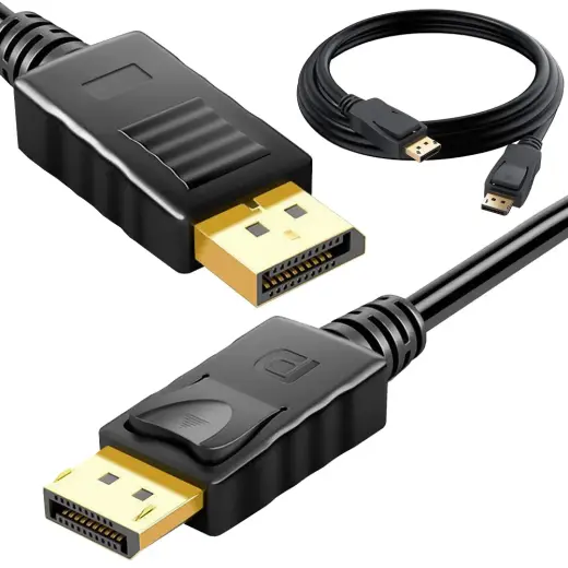 Видеокабель Fusion DisplayPort - DisplayPort v1.4 | 8K 30 Гц | 4K 120 Гц | 2K 144 Гц | 1080p 240 Гц 2M черный