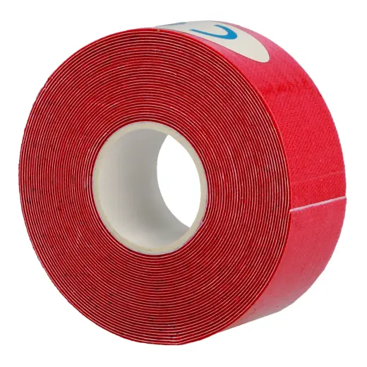 Kinesiology tape, 2,5 cm x 5 m red