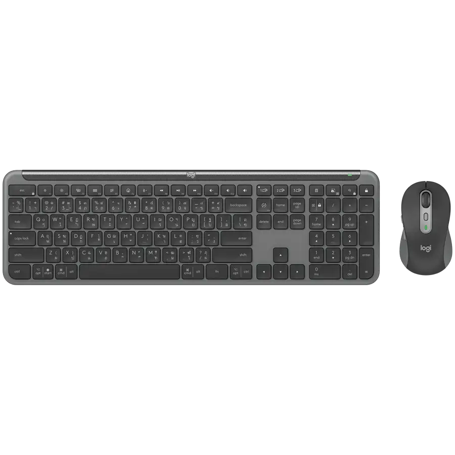 LOGITECH Signature Slim Combo MK950 for Business - GRAPHITE - US INT'L - 2.4GHZ/BT - INTNL-973