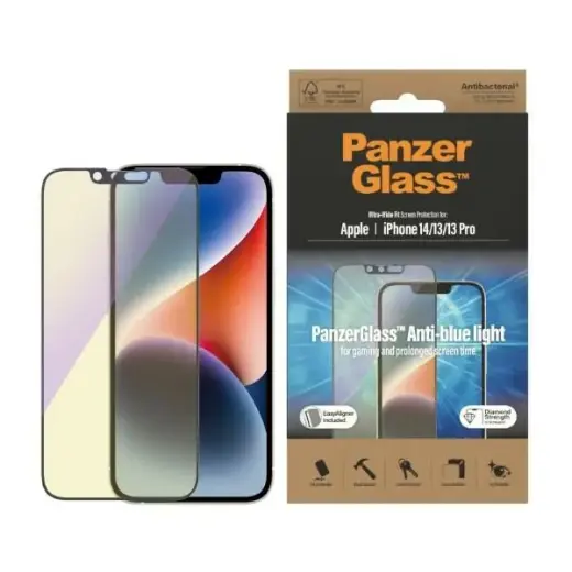 PanzerGlass Ultra-Wide Fit tempered glass for phone iPhone 14 | iPhone 13 Pro | iPhone 13 6,1