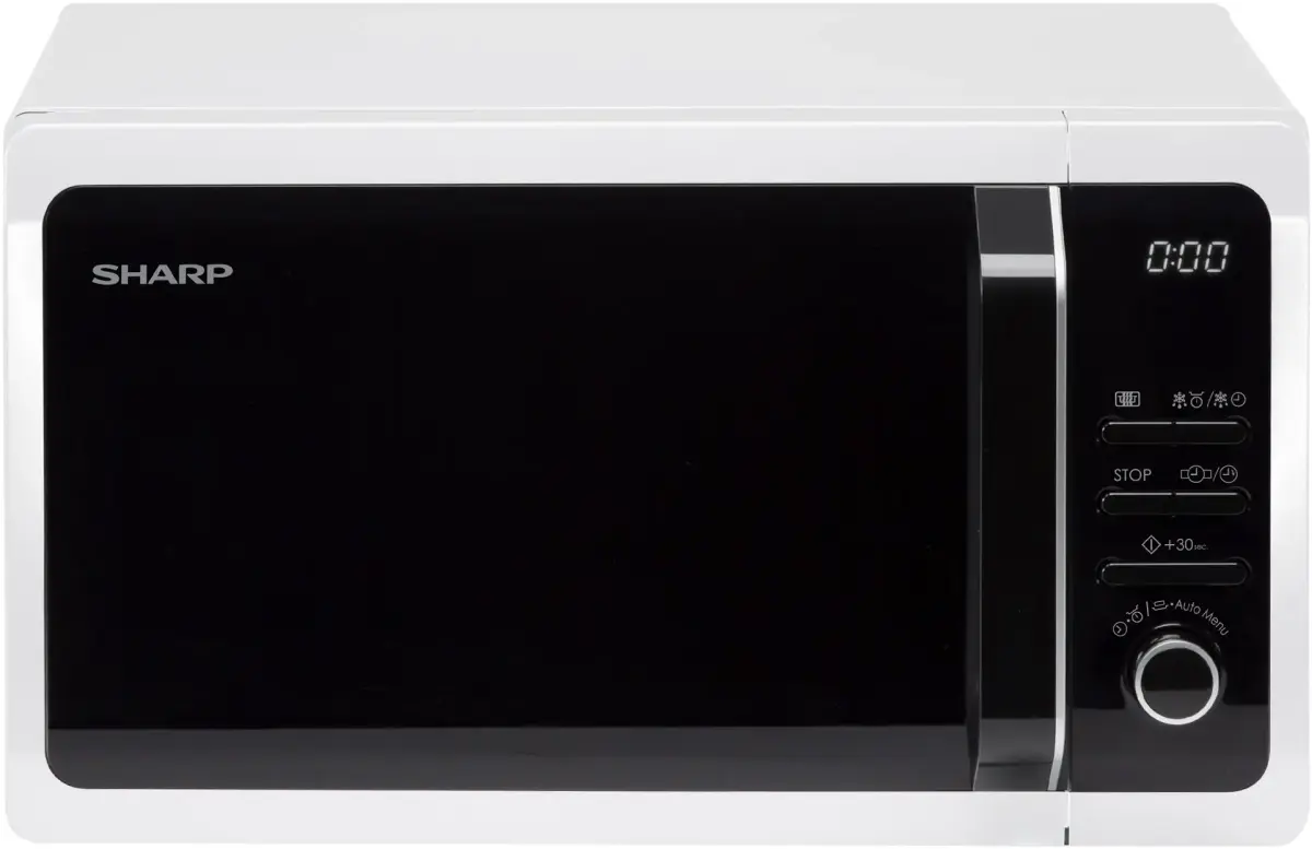 SHARP mikroviļņu krāsns, 20l, 800W balta