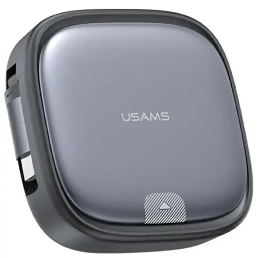 USAMS SJ650 3-in-1 провод для передачи данных и зарядки | USB-A на Micro USB, USB-C, Lightning | 60W | серый