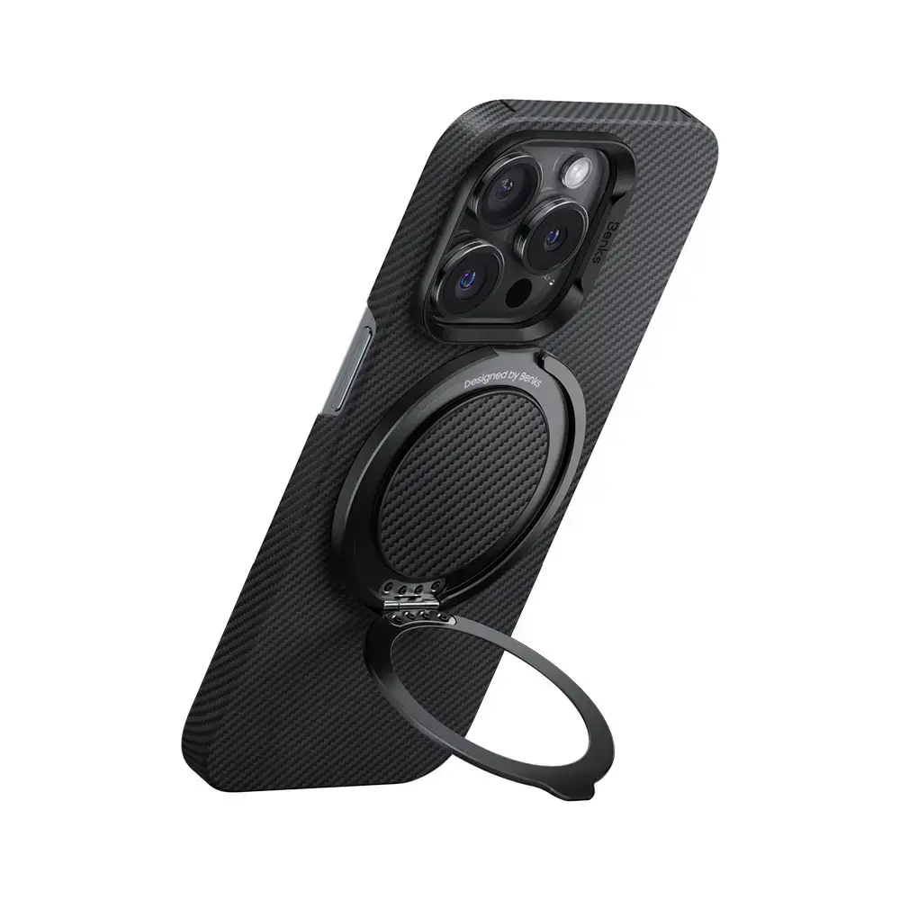 Benks Ring holder Grip 600D magnetic black