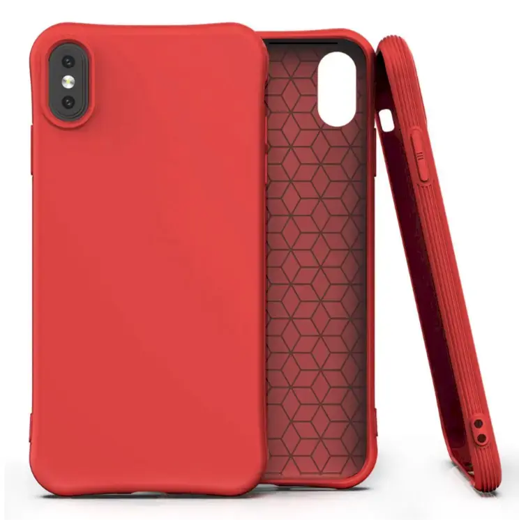Fusion Solaster Back Case Silicone Case For Apple iPhone X | XS Red