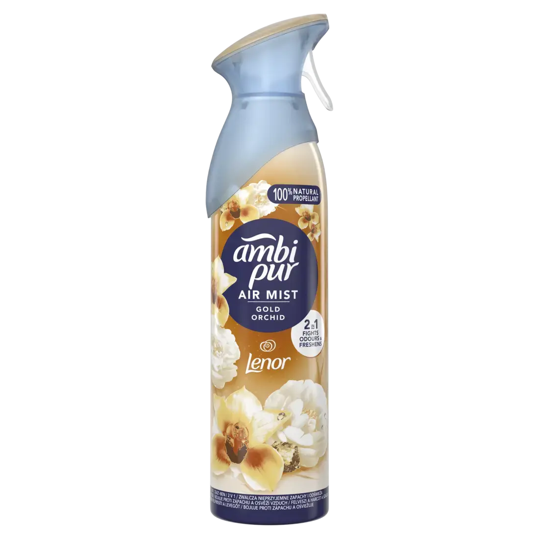 Izsmidzināms gaisa atsvaidzinātājs AMBI PUR Gold Orchid, 185ml