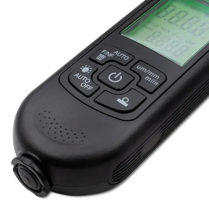 Qoltec Coating thickness gauge with LCD | 0 ~ 2000um