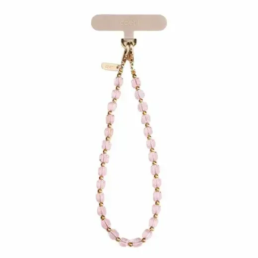 UNIQ Coehl Candy Gem Handstrap            uniwersalny sznurek do telefonu na rękę różowy|pink candy