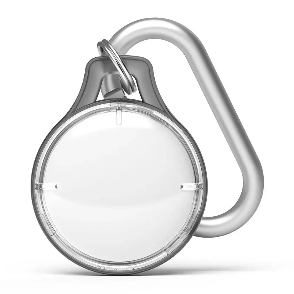 RINGKE SLIM APPLE AIRTAG DŪMU MELNS