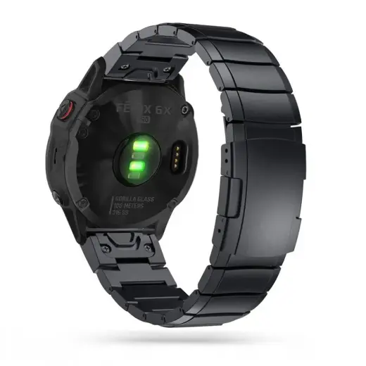 Tech-Protect SteelBand Bracelet for Garmin Fenix ââ5|6|6 Pro|7 - Black