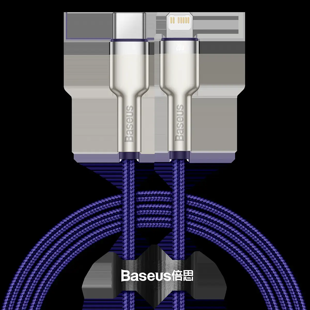 Baseus Cafule Series data transfer and charging cable | USB-C to Lightning | 20W | 1m | green