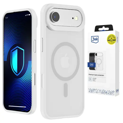 3mk Smoke MagCase чехол с поддержкой MagSafe для телефона iPhone 17 Air белый