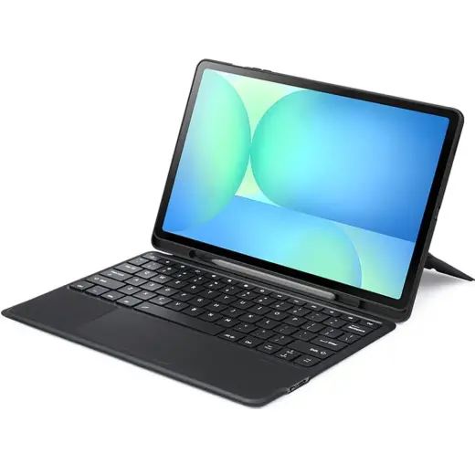 Dux Ducis DK dėklas su klaviatūra Galaxy Tab S10 FE+ (X620/X626) juodas