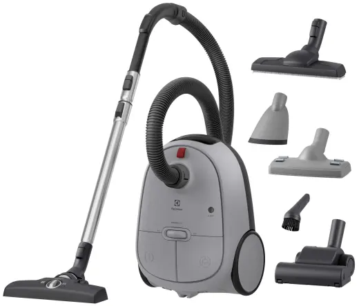 Electrolux 600 putekļu sūcējs ar maisiņu, 850W, pelēks